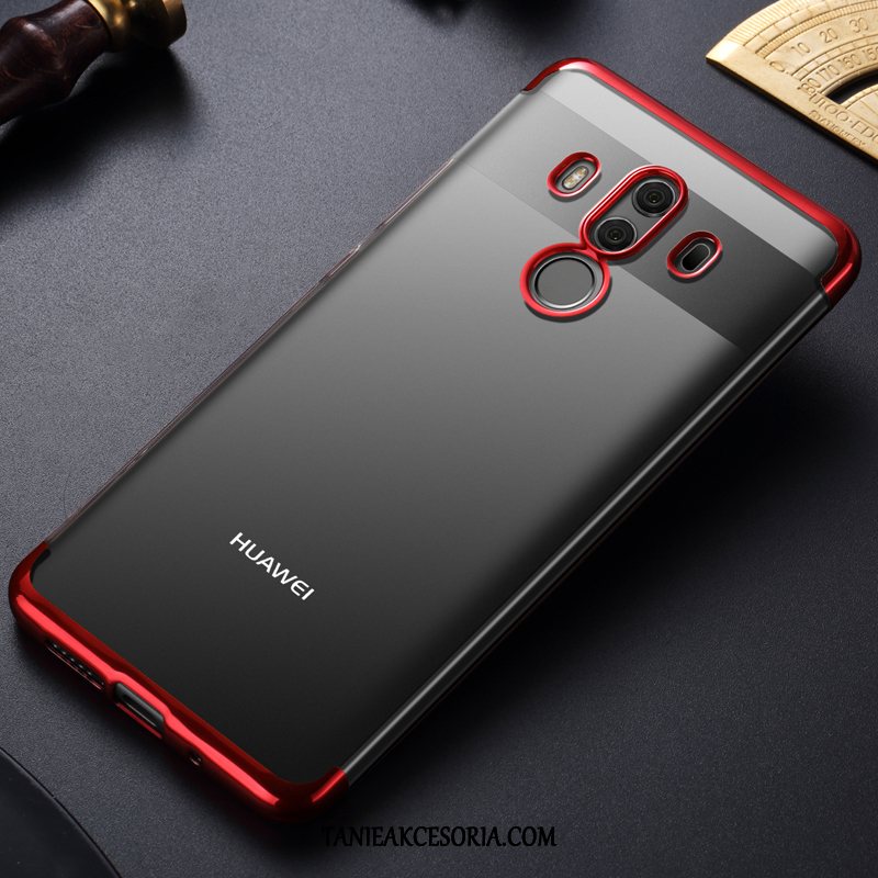 Etui Huawei Mate 10 Pro Przezroczysty Ochraniacz Anti-fall, Pokrowce Huawei Mate 10 Pro Poszycie Czerwony Tendencja