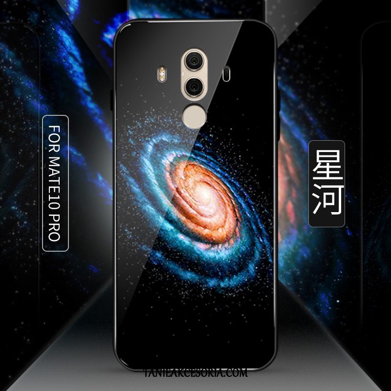 Etui Huawei Mate 10 Pro Telefon Komórkowy Lustro Szkło, Futerał Huawei Mate 10 Pro Niebieski Szkło Hartowane Anti-fall