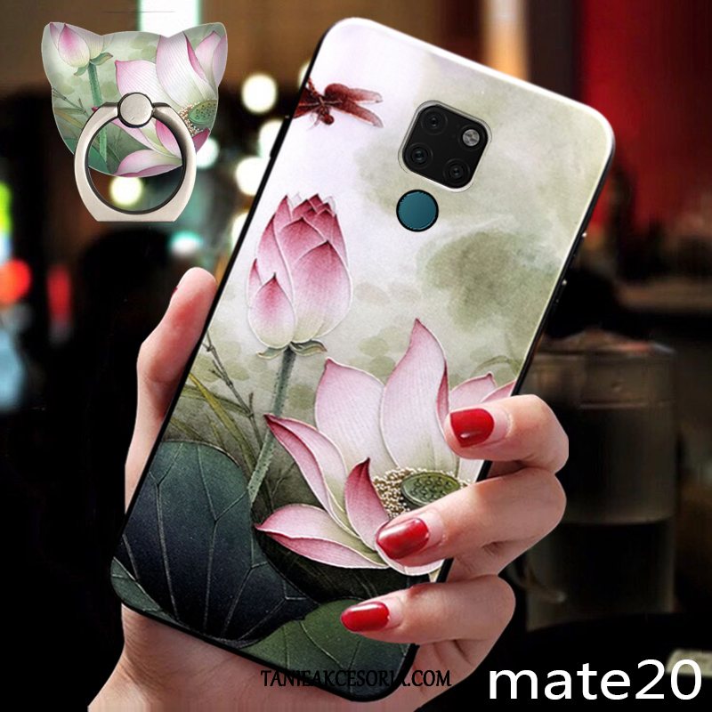 Etui Huawei Mate 20 Cienkie Modna Marka Anti-fall, Pokrowce Huawei Mate 20 Wiatr Telefon Komórkowy Kwiaty