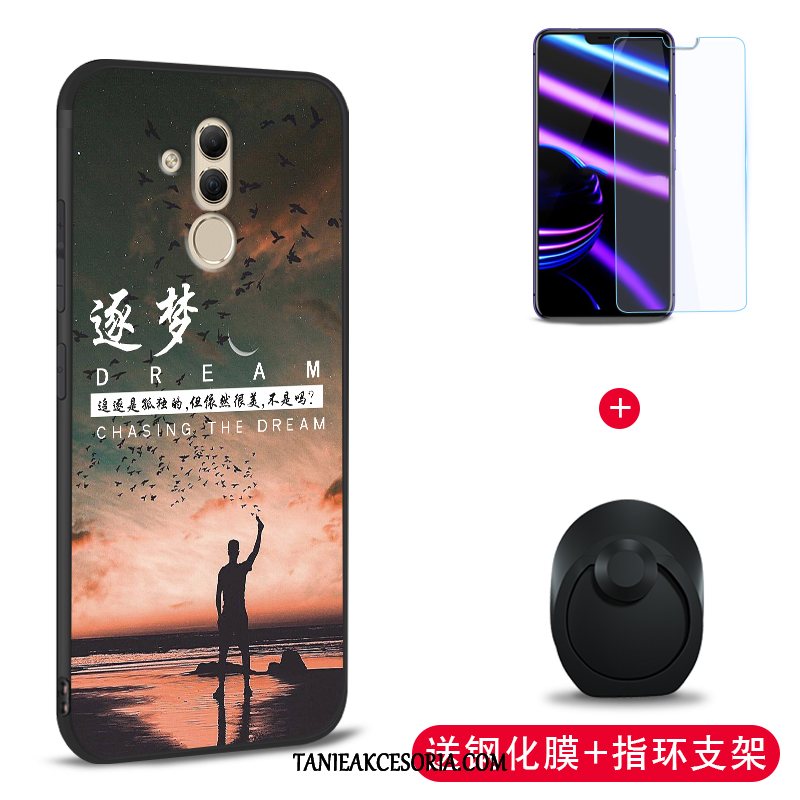 Etui Huawei Mate 20 Lite Telefon Komórkowy Miękki Nubuku, Futerał Huawei Mate 20 Lite Silikonowe Anti-fall Niebieski