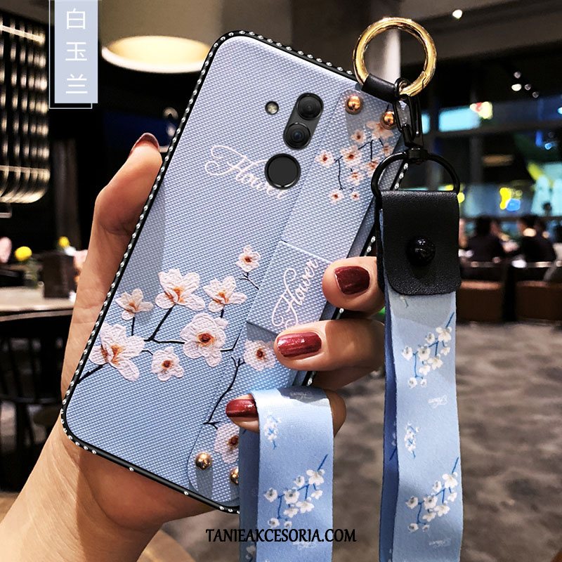 Etui Huawei Mate 20 Lite Wiszące Ozdoby Ochraniacz Biały, Futerał Huawei Mate 20 Lite Telefon Komórkowy Czerwony Netto Miękki