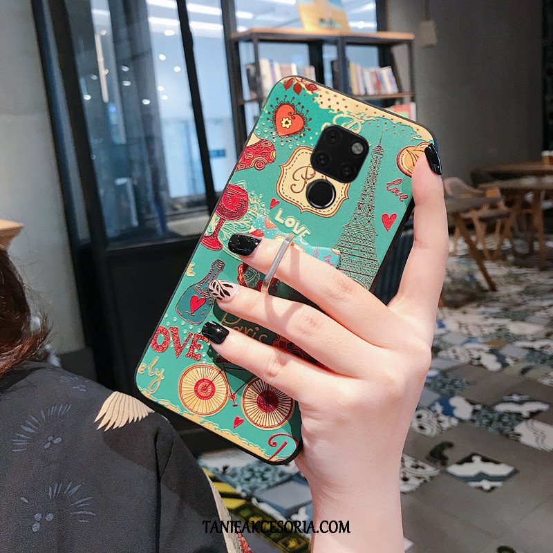 Etui Huawei Mate 20 Ochraniacz Wspornik Telefon Komórkowy, Futerał Huawei Mate 20 Relief Modna Marka Silikonowe