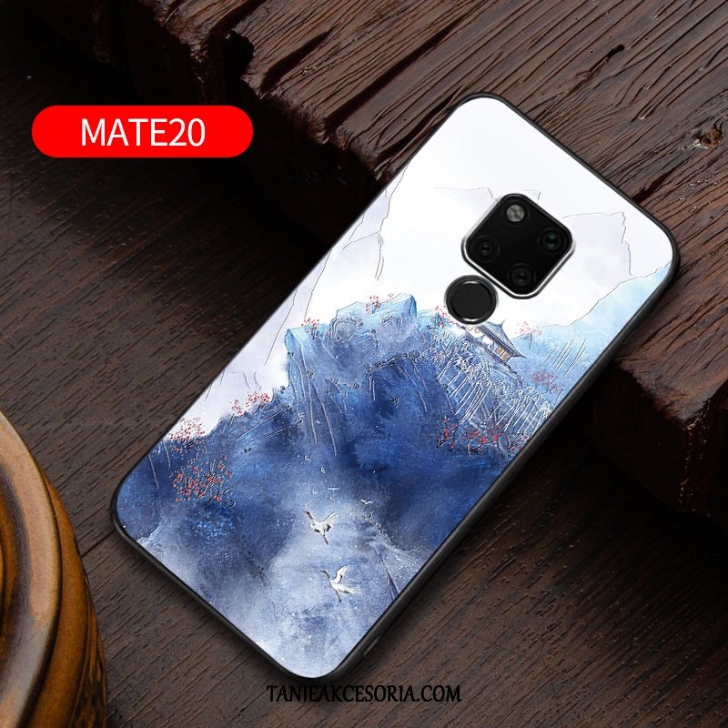 Etui Huawei Mate 20 Osobowość Nubuku Kreatywne, Futerał Huawei Mate 20 Czerwony Netto Tendencja Szary