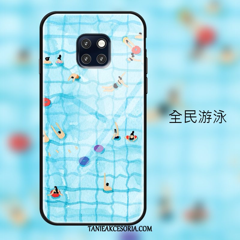 Etui Huawei Mate 20 Pro Anti-fall Telefon Komórkowy Tendencja, Pokrowce Huawei Mate 20 Pro Ochraniacz Niebieski Szkło