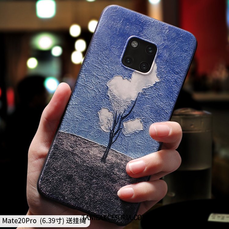 Etui Huawei Mate 20 Pro Niebieski Moda Osobowość, Obudowa Huawei Mate 20 Pro Ochraniacz Cienkie Modna Marka