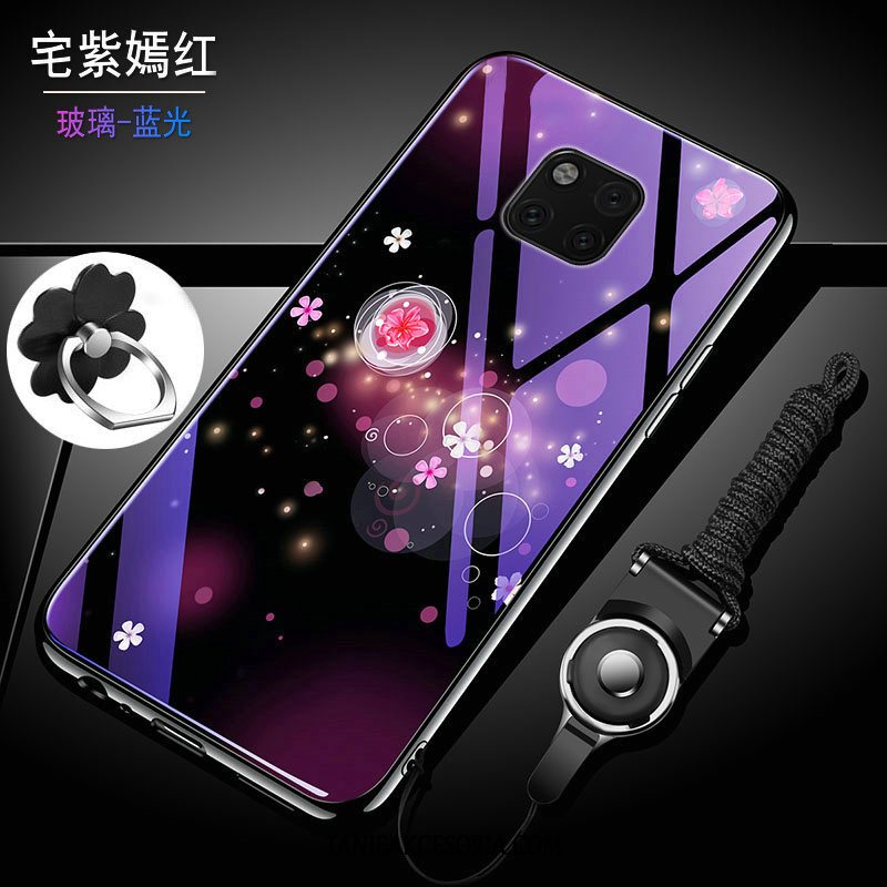 Etui Huawei Mate 20 Pro Tendencja Silikonowe Niebieski, Obudowa Huawei Mate 20 Pro Telefon Komórkowy Ochraniacz Purpurowy