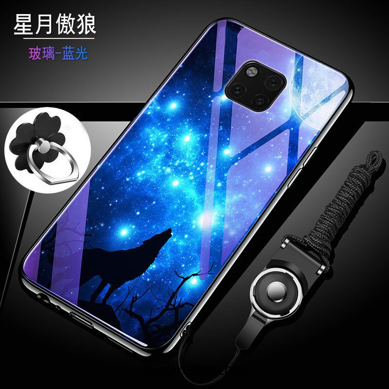 Etui Huawei Mate 20 Pro Tendencja Silikonowe Niebieski, Obudowa Huawei Mate 20 Pro Telefon Komórkowy Ochraniacz Purpurowy