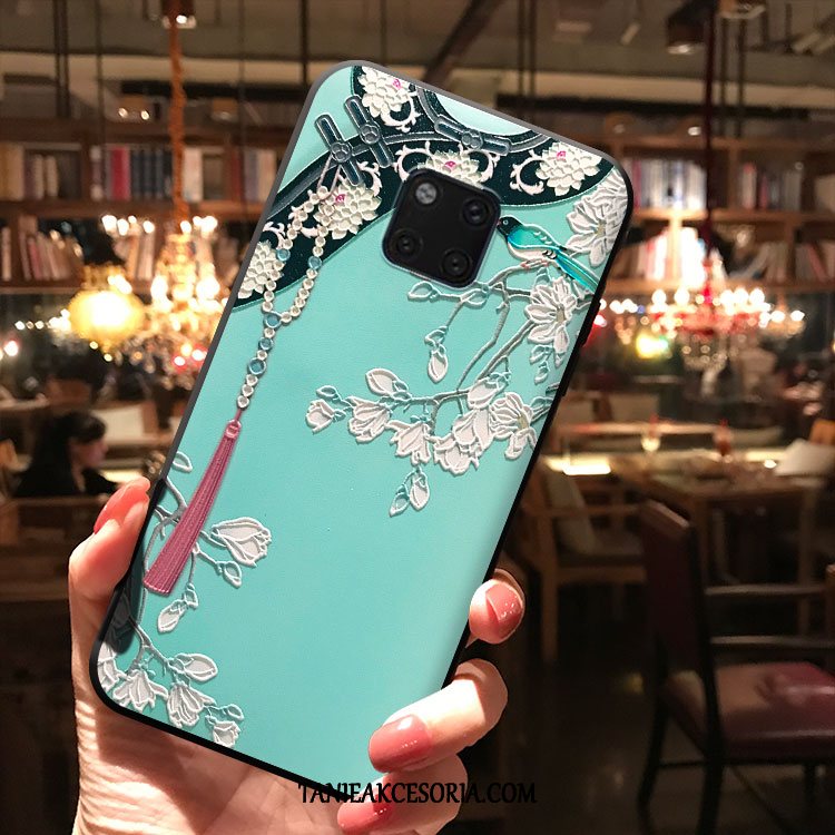 Etui Huawei Mate 20 Pro Wiatr Osobowość Czerwony Netto, Pokrowce Huawei Mate 20 Pro Ochraniacz Vintage Świeży