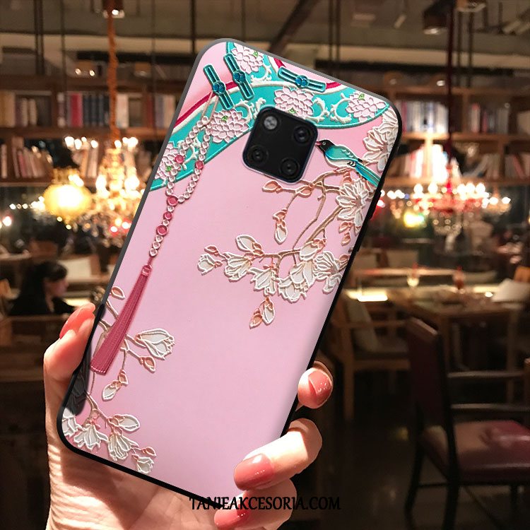 Etui Huawei Mate 20 Pro Wiatr Osobowość Czerwony Netto, Pokrowce Huawei Mate 20 Pro Ochraniacz Vintage Świeży