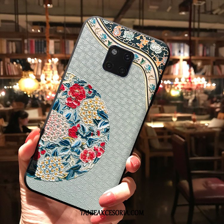 Etui Huawei Mate 20 Pro Wiatr Osobowość Czerwony Netto, Pokrowce Huawei Mate 20 Pro Ochraniacz Vintage Świeży