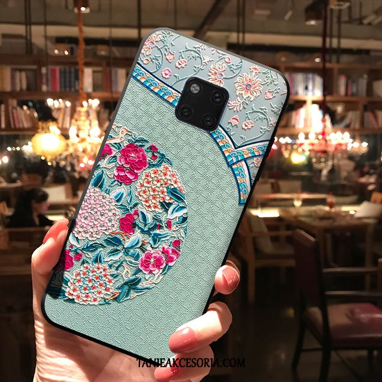 Etui Huawei Mate 20 Pro Wiatr Osobowość Czerwony Netto, Pokrowce Huawei Mate 20 Pro Ochraniacz Vintage Świeży