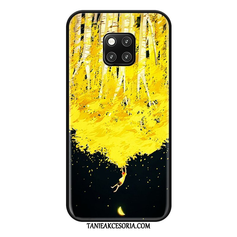 Etui Huawei Mate 20 Pro Wiszące Ozdoby Miękki Ochraniacz, Obudowa Huawei Mate 20 Pro Kreatywne Żółty All Inclusive