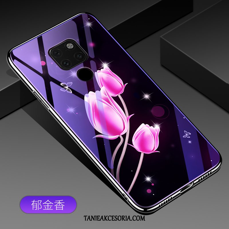 Etui Huawei Mate 20 Purpurowy Anti-fall Telefon Komórkowy, Pokrowce Huawei Mate 20 Ochraniacz Szkło