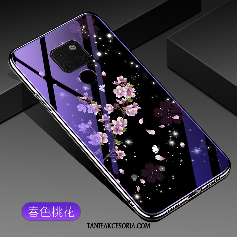 Etui Huawei Mate 20 Purpurowy Anti-fall Telefon Komórkowy, Pokrowce Huawei Mate 20 Ochraniacz Szkło