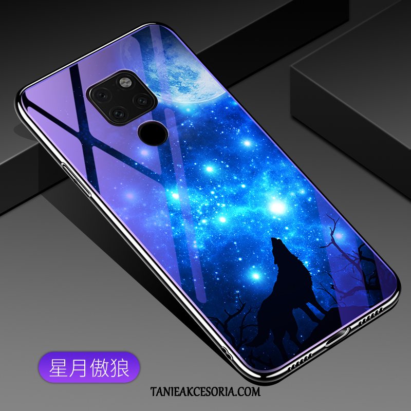 Etui Huawei Mate 20 Purpurowy Anti-fall Telefon Komórkowy, Pokrowce Huawei Mate 20 Ochraniacz Szkło