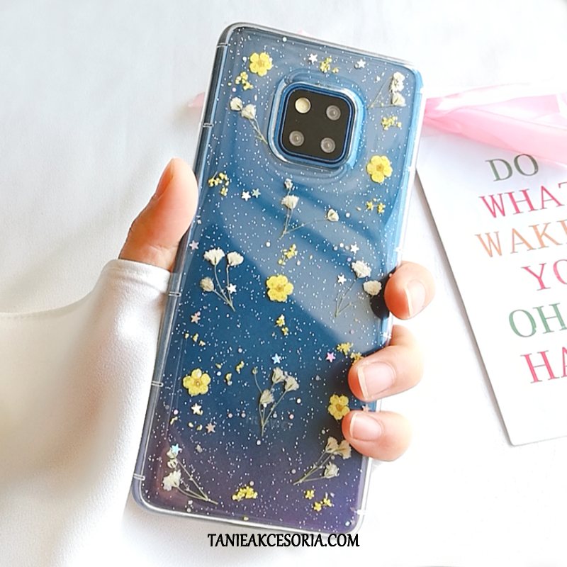 Etui Huawei Mate 20 Rs Anti-fall Kwiaty Telefon Komórkowy, Futerał Huawei Mate 20 Rs Tendencja Biały Gwiaździsty