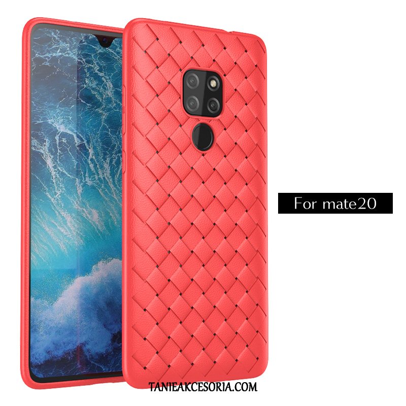 Etui Huawei Mate 20 Telefon Komórkowy Oddychające All Inclusive, Futerał Huawei Mate 20 Czerwony Antypoślizgowe Miękki