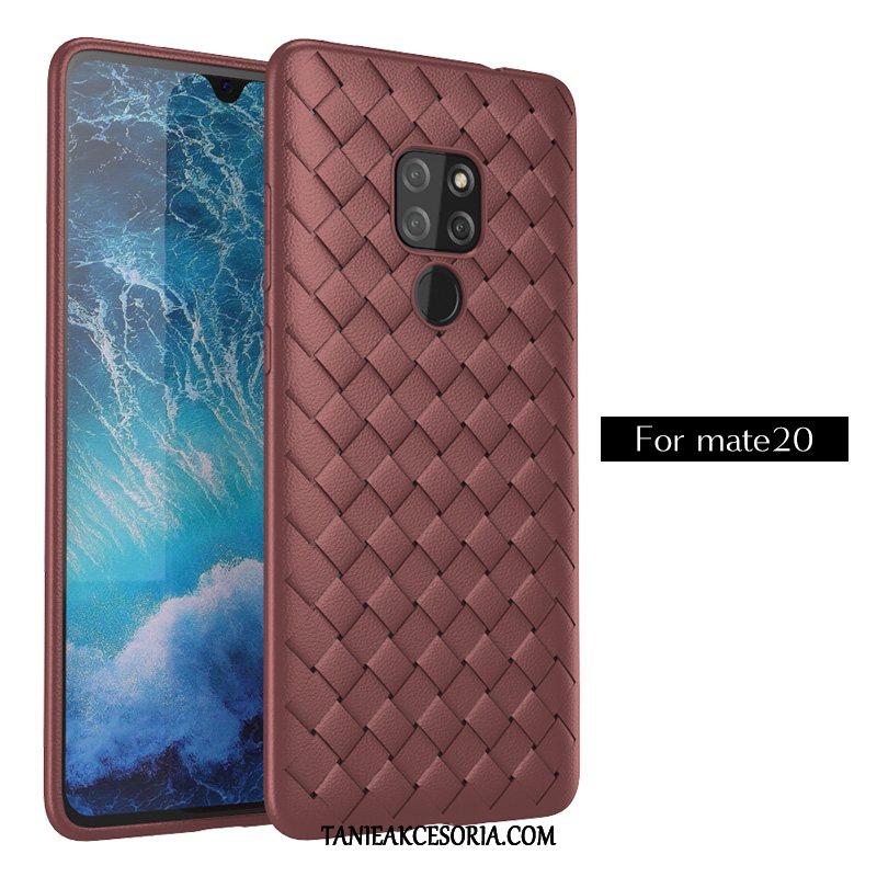 Etui Huawei Mate 20 Telefon Komórkowy Oddychające All Inclusive, Futerał Huawei Mate 20 Czerwony Antypoślizgowe Miękki