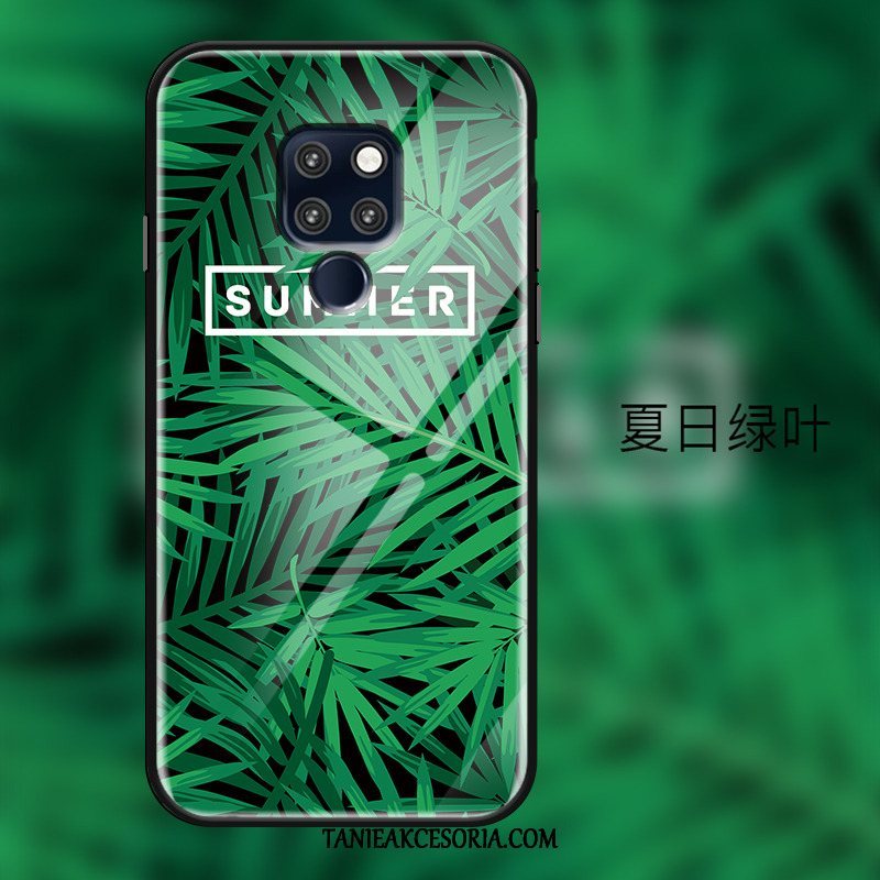 Etui Huawei Mate 20 Tendencja Szkło Telefon Komórkowy, Obudowa Huawei Mate 20 Zielony Moda Ochraniacz