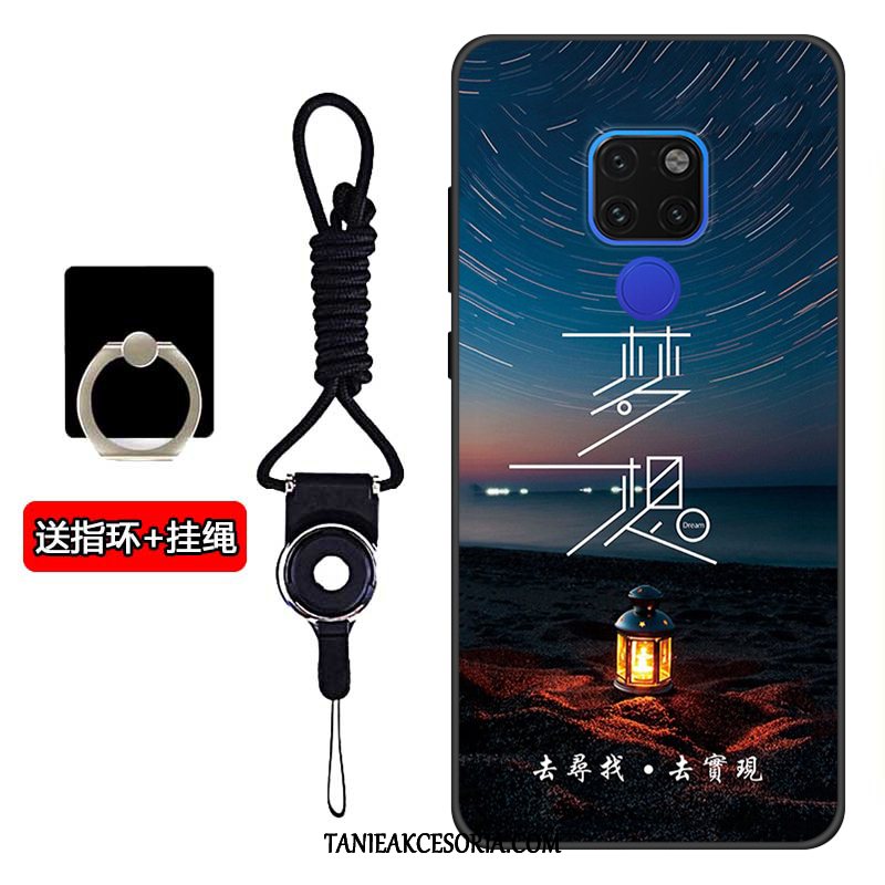 Etui Huawei Mate 20 X (5g) Ochraniacz Moda Telefon Komórkowy, Obudowa Huawei Mate 20 X (5g) Miękki Niebieski Nubuku