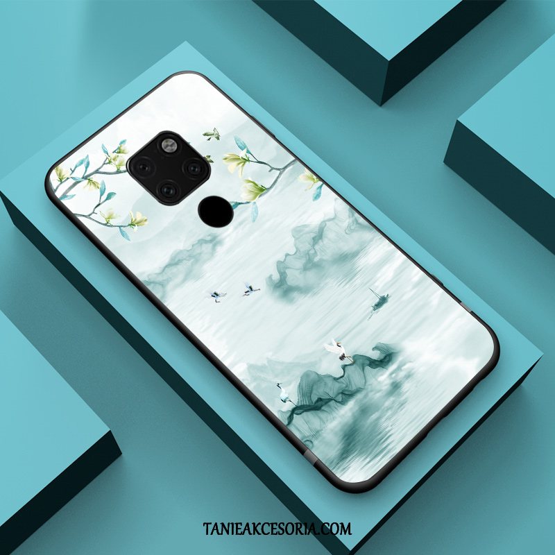 Etui Huawei Mate 20 X (5g) Osobowość Chiński Styl Biały, Obudowa Huawei Mate 20 X (5g) Czerwony Netto Relief Modna Marka