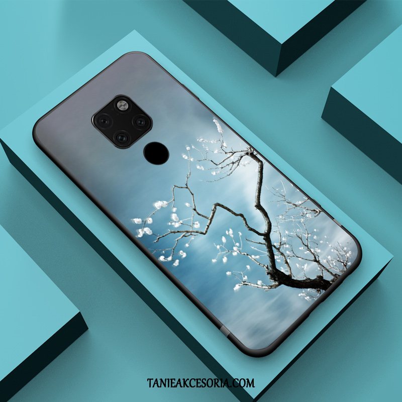 Etui Huawei Mate 20 X (5g) Osobowość Chiński Styl Biały, Obudowa Huawei Mate 20 X (5g) Czerwony Netto Relief Modna Marka