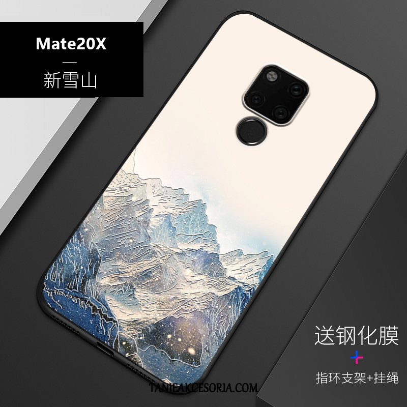 Etui Huawei Mate 20 X Dostosowane Silikonowe Relief, Futerał Huawei Mate 20 X Ochraniacz Anti-fall Osobowość