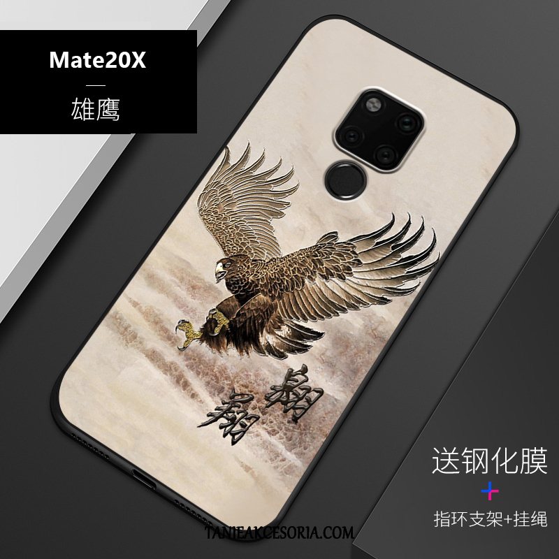 Etui Huawei Mate 20 X Dostosowane Silikonowe Relief, Futerał Huawei Mate 20 X Ochraniacz Anti-fall Osobowość