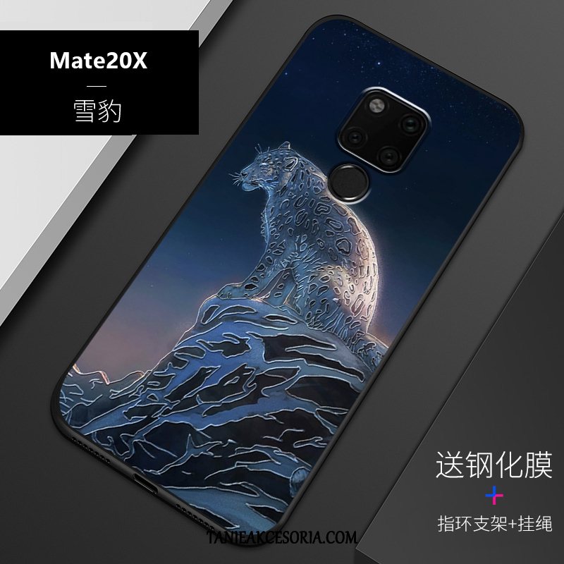 Etui Huawei Mate 20 X Dostosowane Silikonowe Relief, Futerał Huawei Mate 20 X Ochraniacz Anti-fall Osobowość