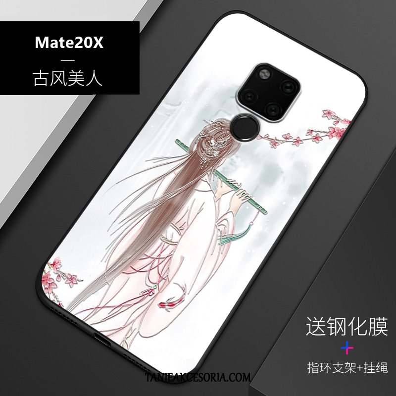 Etui Huawei Mate 20 X Dostosowane Silikonowe Relief, Futerał Huawei Mate 20 X Ochraniacz Anti-fall Osobowość