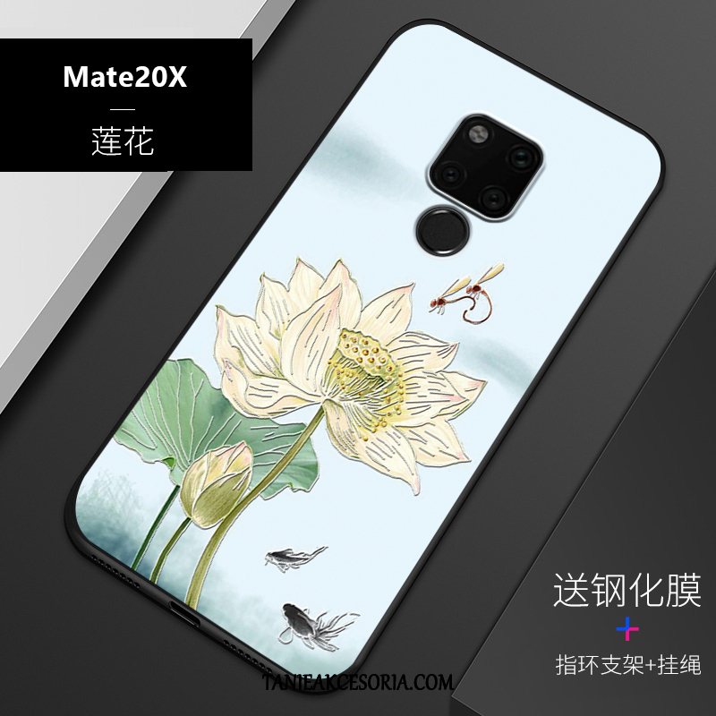 Etui Huawei Mate 20 X Dostosowane Silikonowe Relief, Futerał Huawei Mate 20 X Ochraniacz Anti-fall Osobowość