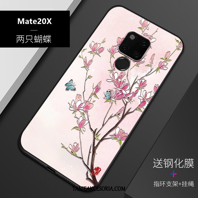 Etui Huawei Mate 20 X Dostosowane Silikonowe Relief, Futerał Huawei Mate 20 X Ochraniacz Anti-fall Osobowość