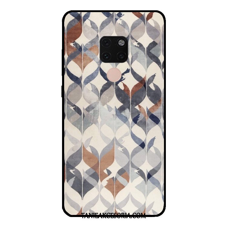 Etui Huawei Mate 20 X Kreatywne Tendencja Ochraniacz, Pokrowce Huawei Mate 20 X Miękki Czarny Crane