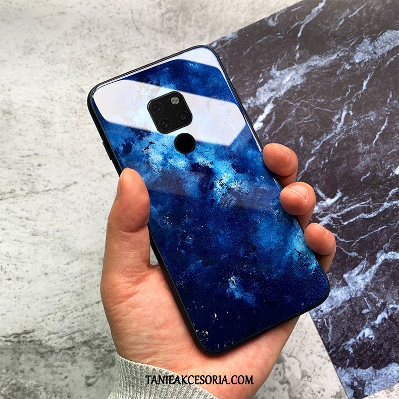 Etui Huawei Mate 20 X Szkło Wiatr Gwiaździsty, Obudowa Huawei Mate 20 X Jasny Silikonowe Niebieski