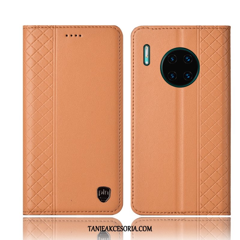 Etui Huawei Mate 30 Pro All Inclusive Ochraniacz Anti-fall, Obudowa Huawei Mate 30 Pro Skórzany Futerał Telefon Komórkowy Żółty