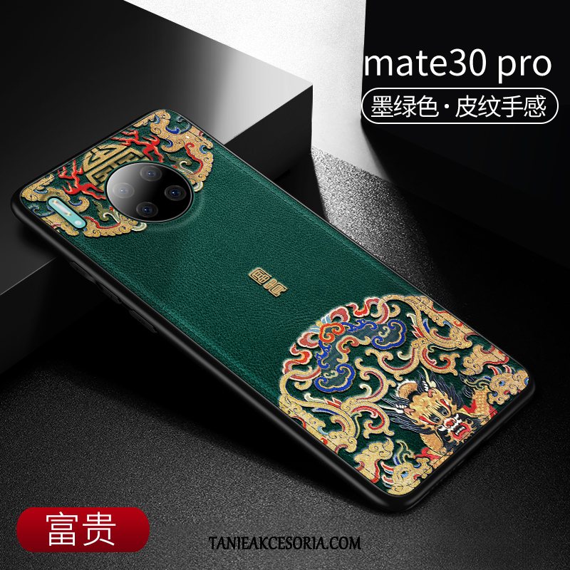 Etui Huawei Mate 30 Pro Chiński Styl Anti-fall Kreatywne, Obudowa Huawei Mate 30 Pro Tendencja Osobowość Zielony