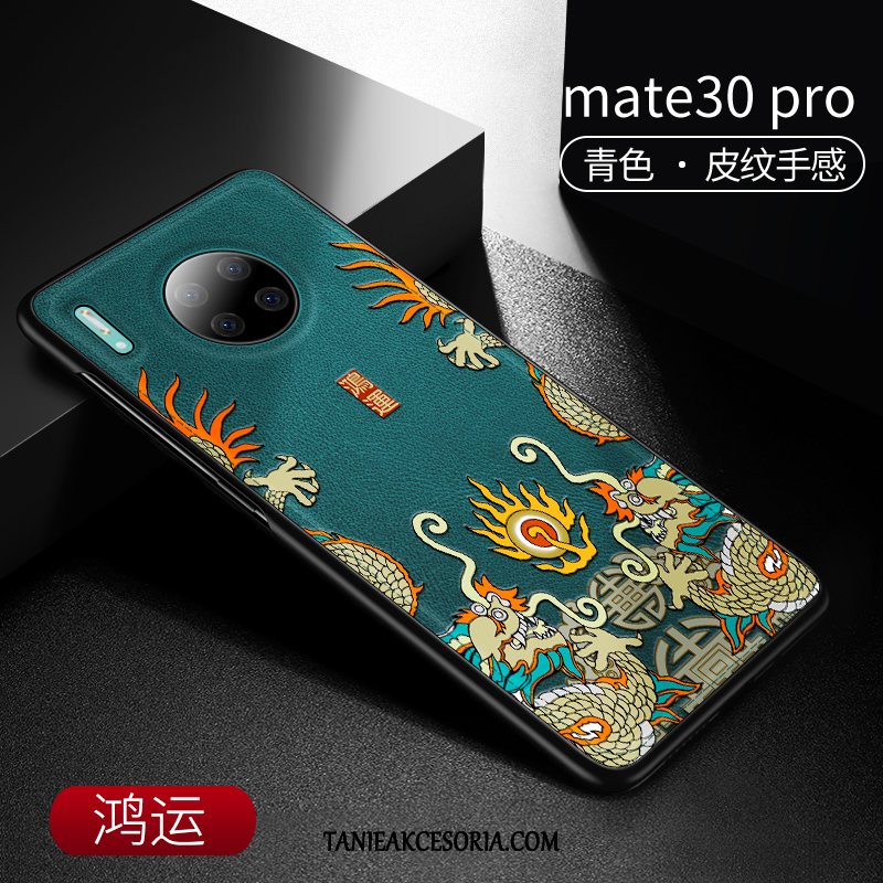 Etui Huawei Mate 30 Pro Chiński Styl Anti-fall Kreatywne, Obudowa Huawei Mate 30 Pro Tendencja Osobowość Zielony