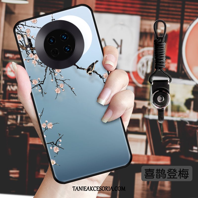 Etui Huawei Mate 30 Pro Kreatywne Chiński Styl Silikonowe, Pokrowce Huawei Mate 30 Pro Ochraniacz Tendencja Telefon Komórkowy