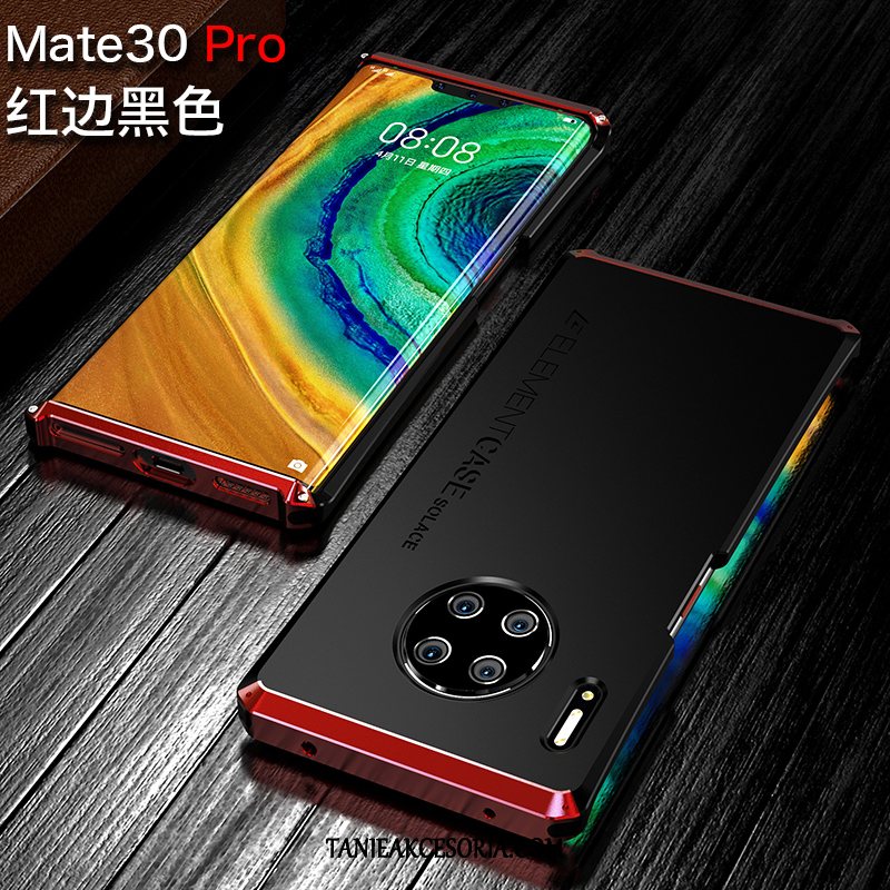 Etui Huawei Mate 30 Pro Metal Telefon Komórkowy Ochraniacz, Futerał Huawei Mate 30 Pro Granica Silikonowe Czarny