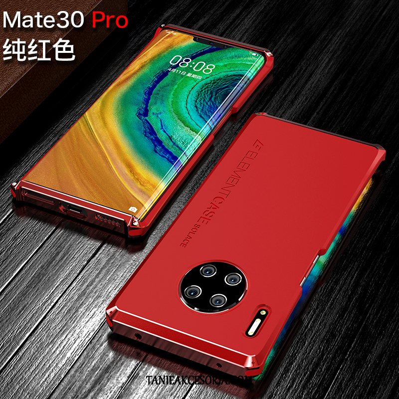 Etui Huawei Mate 30 Pro Metal Telefon Komórkowy Ochraniacz, Futerał Huawei Mate 30 Pro Granica Silikonowe Czarny