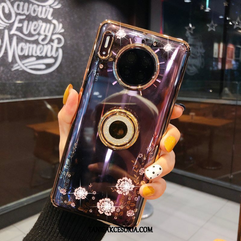 Etui Huawei Mate 30 Pro Ring Ochraniacz Klamra, Obudowa Huawei Mate 30 Pro Czerwony All Inclusive Wspornik