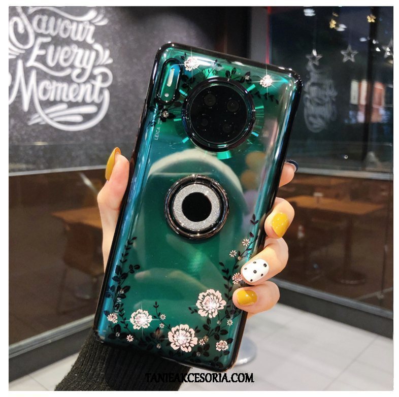 Etui Huawei Mate 30 Pro Ring Ochraniacz Klamra, Obudowa Huawei Mate 30 Pro Czerwony All Inclusive Wspornik