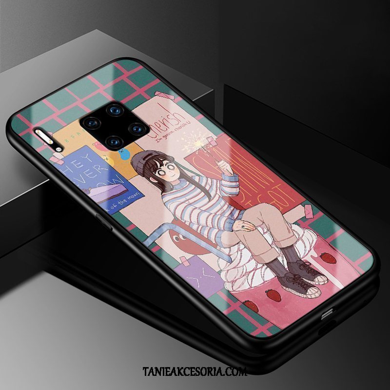 Etui Huawei Mate 30 Rs Czerwony Szkło Telefon Komórkowy, Pokrowce Huawei Mate 30 Rs Ochraniacz