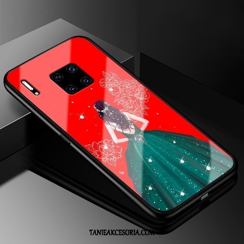 Etui Huawei Mate 30 Rs Gazy Czerwony Ochraniacz, Pokrowce Huawei Mate 30 Rs Szkło Telefon Komórkowy