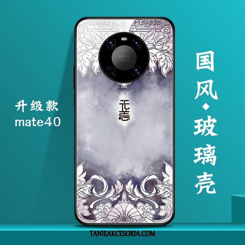 Etui Huawei Mate 40 Nowy Osobowość Czerwony Netto, Futerał Huawei Mate 40 Tendencja Szkło Chiński Styl