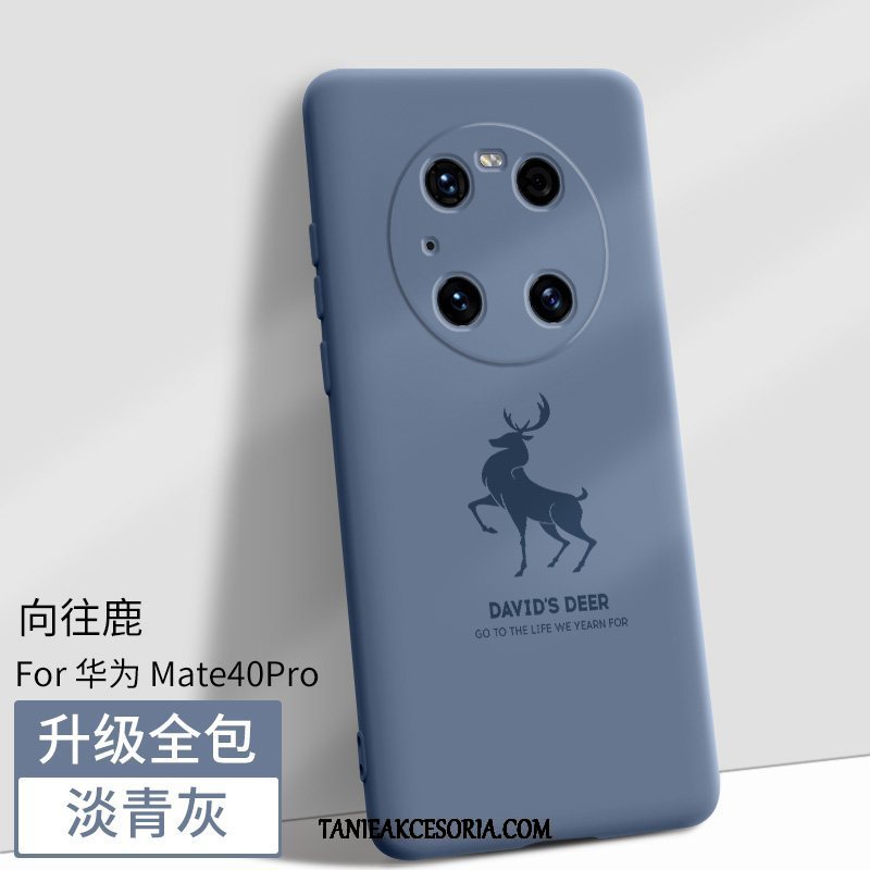 Etui Huawei Mate 40 Pro All Inclusive Telefon Komórkowy Magnetyzm, Futerał Huawei Mate 40 Pro Ochraniacz Niebieski Silikonowe