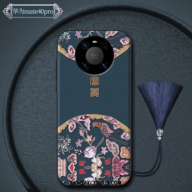 Etui Huawei Mate 40 Pro Cienkie Wysoki Koniec Telefon Komórkowy, Pokrowce Huawei Mate 40 Pro All Inclusive Kreatywne Chiński Styl