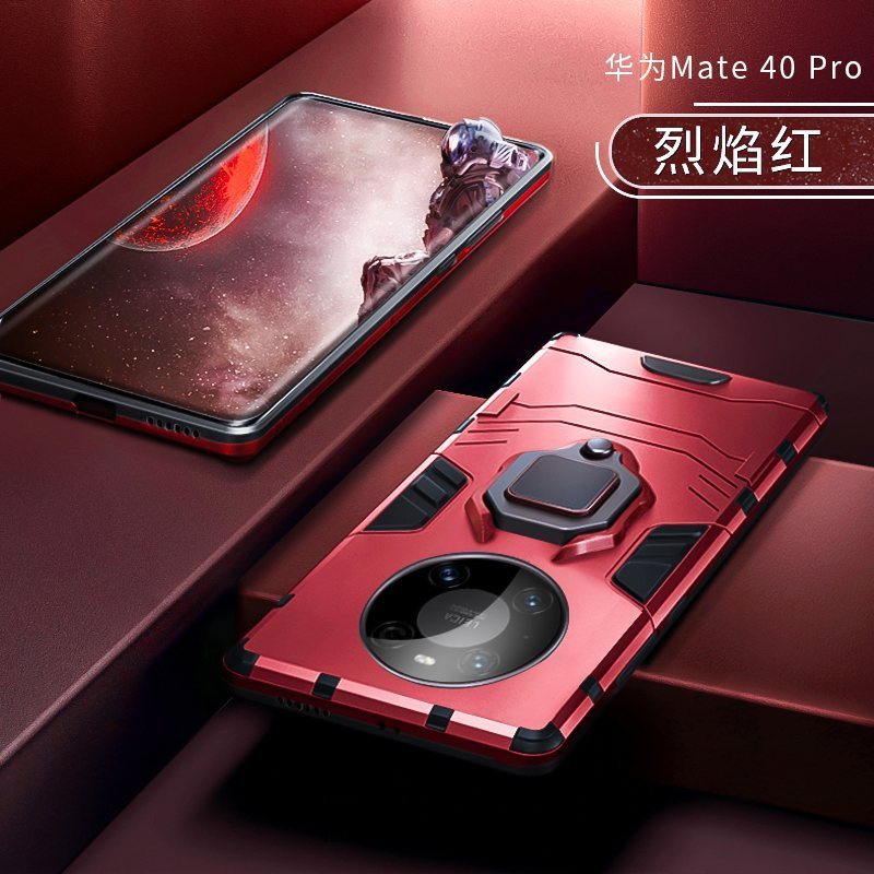 Etui Huawei Mate 40 Pro Ring Wysoki Koniec Wspornik, Obudowa Huawei Mate 40 Pro Na Pokładzie Ochraniacz All Inclusive