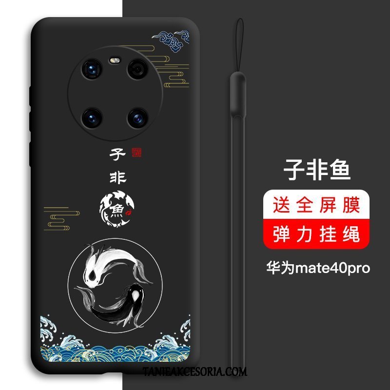 Etui Huawei Mate 40 Pro Silikonowe Telefon Komórkowy Czerwony, Obudowa Huawei Mate 40 Pro Cienkie Ochraniacz Czerwony Netto