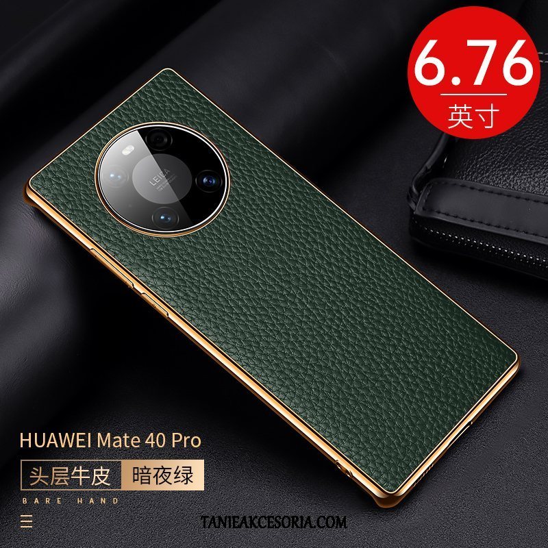 Etui Huawei Mate 40 Pro Telefon Komórkowy Anti-fall Ochraniacz, Futerał Huawei Mate 40 Pro Skórzany Niebieski Wzór